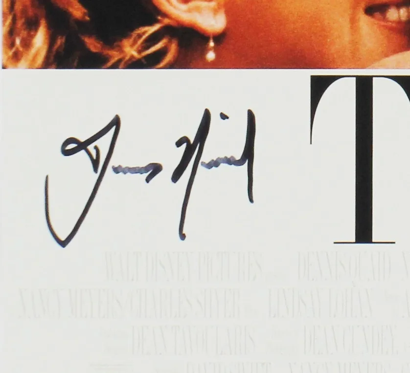 Dennis Quaid — Dennis Quaid Signed Parent Trap Unframed 11x17 Movie Poster, image 2