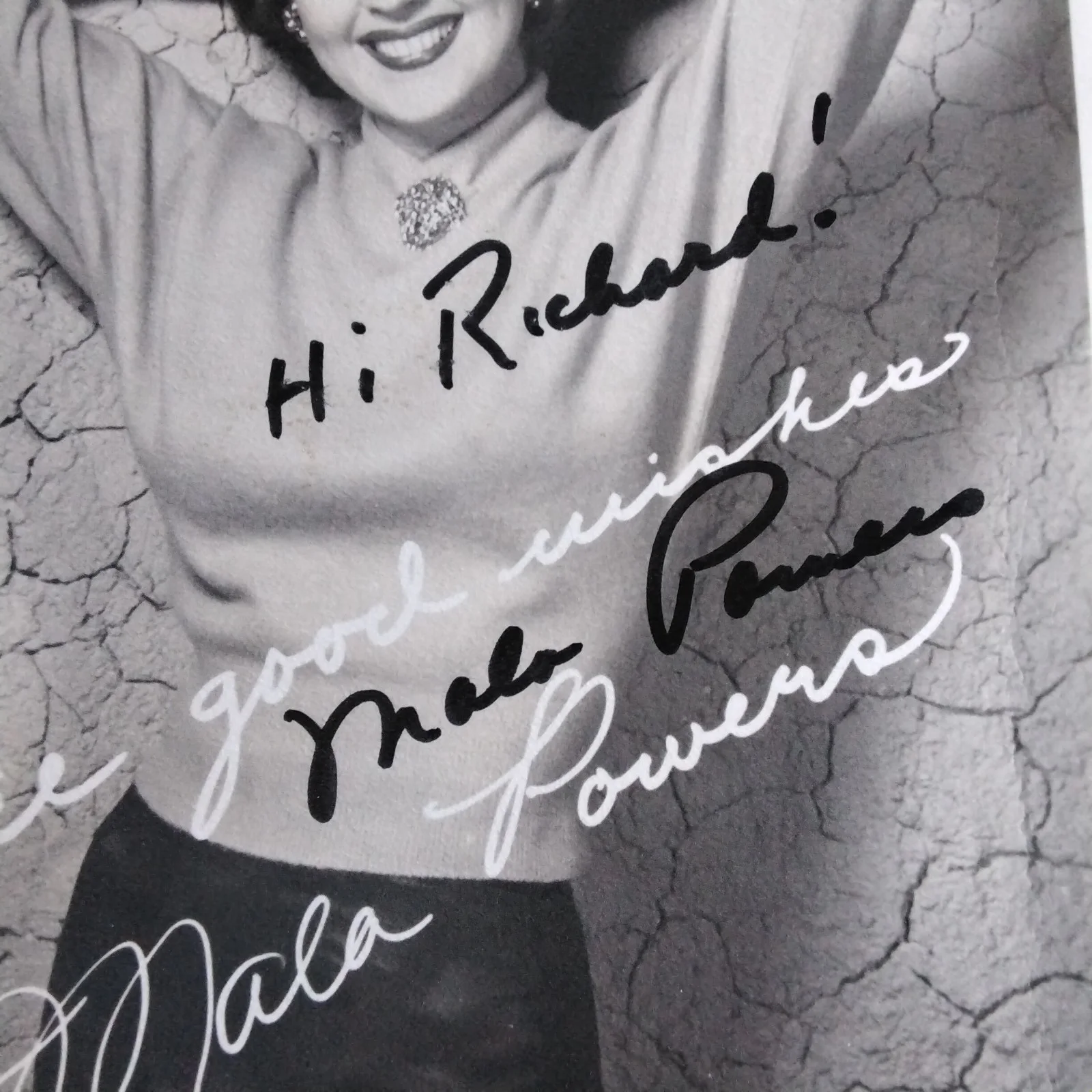 Mala Powers SIGNED DW Photo Film Actress Cyrano de Bergerac Edge of Doom Outrage, image 4