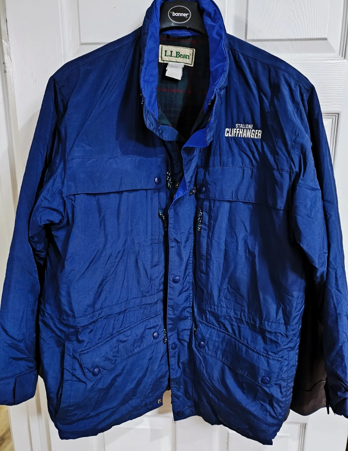 L.L. Bean Stallone Cliffhanger (1993) Crew Jacket Size XL, image 2