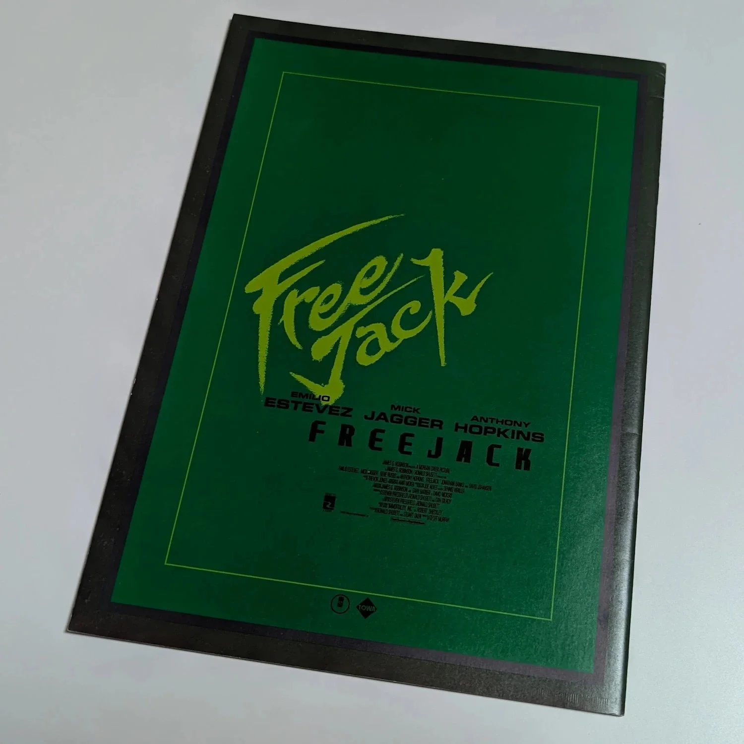 FREEJACK (1992) Vintage Japanese Movie Programme! Anthony Hopkins, MICK JAGGER!, image 2