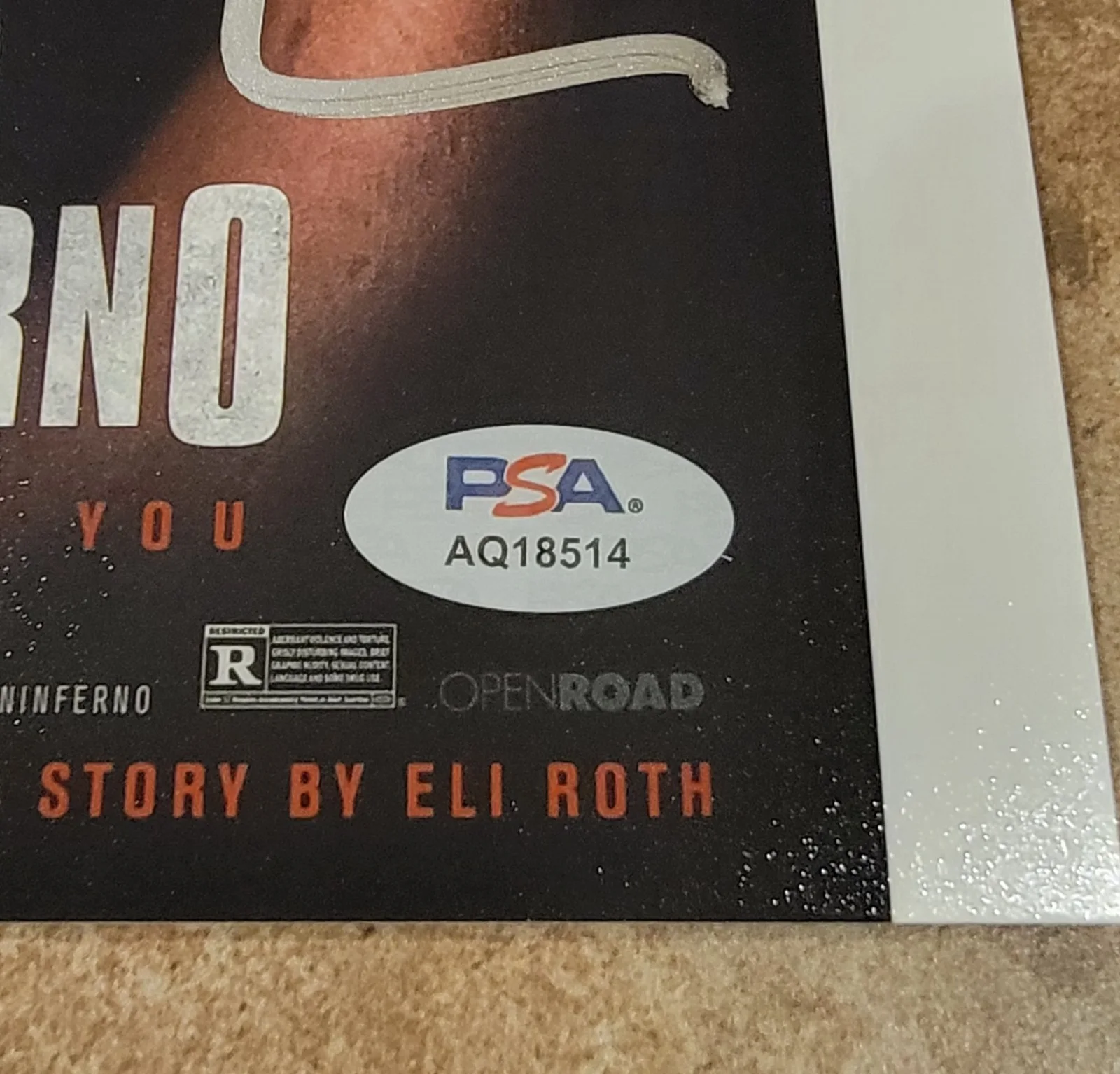 Eli Roth — Eli Roth signed 8x10 photo PSA DNA autograph The Green Inferno, image 2