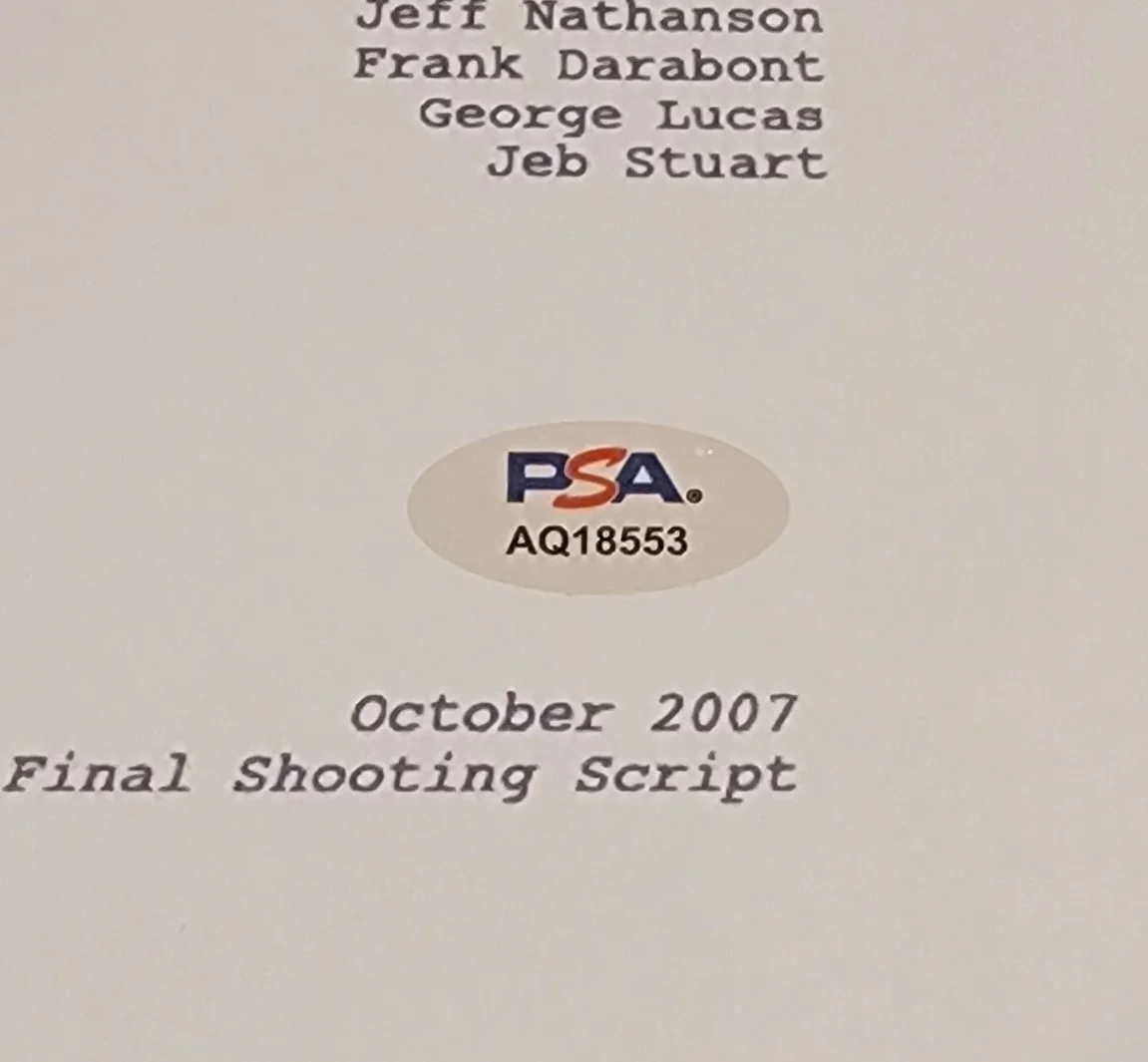 Shia LaBeouf — Shia LaBeouf signed Indiana Jones movie script full 211 pages PSA DNA autograph, image 2