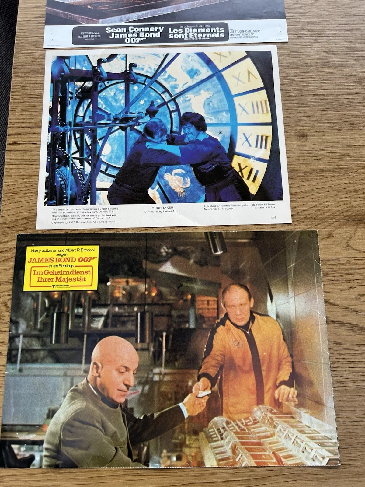 Four Original James Bond Lobby Cards / FOH Stills, изображение 2