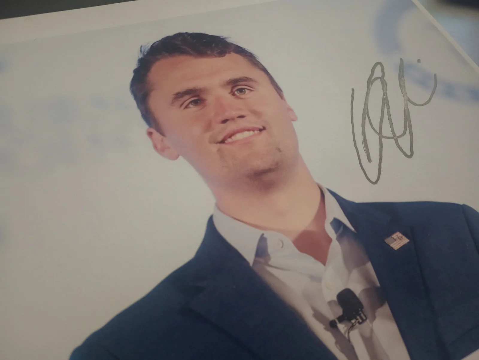 Charlie Kirk — Charlie Kirk Autograph Signed IRL, image 2