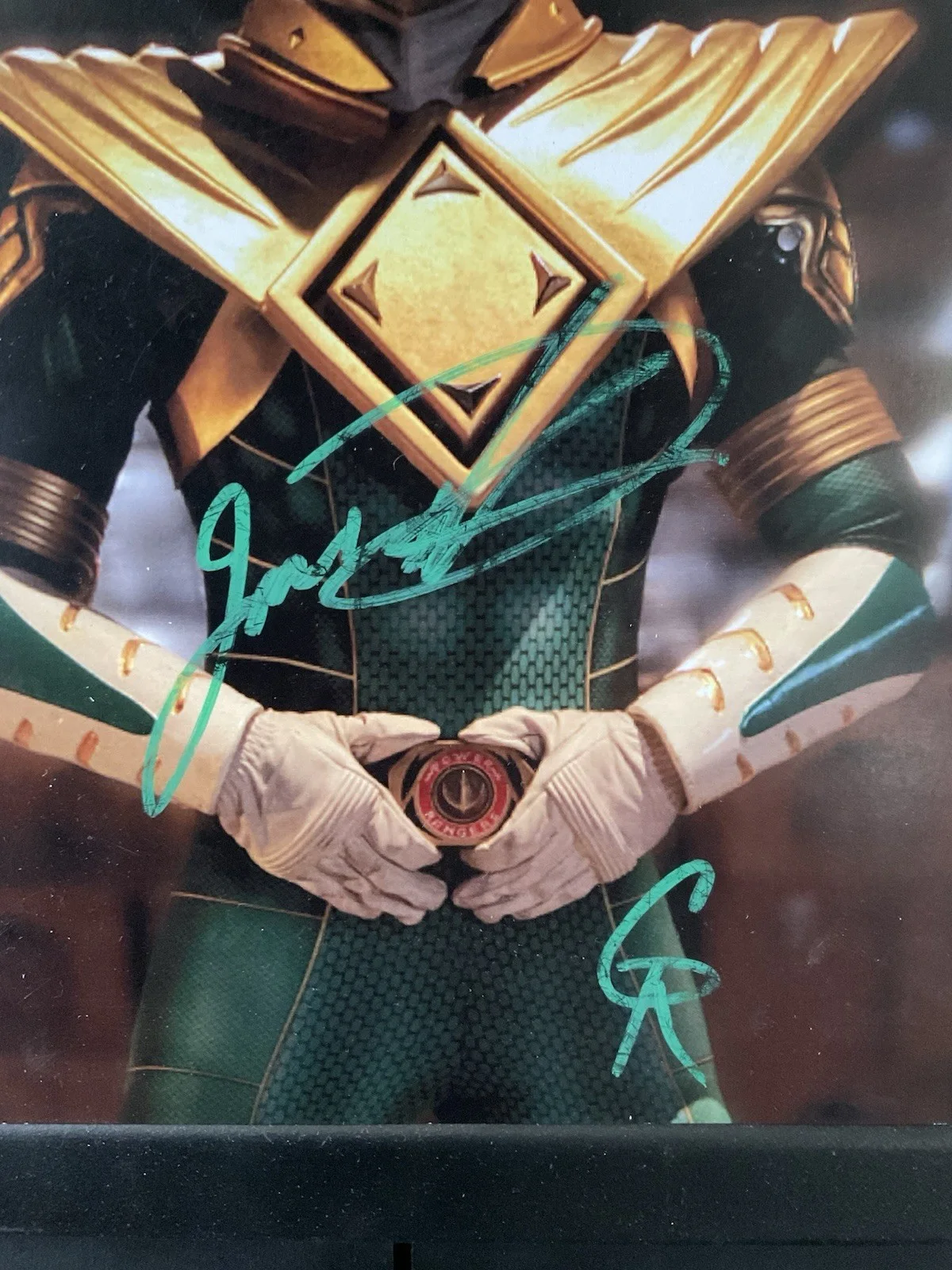 Jason David Frank Green Power Ranger Signed 8.5x11 Inch Print NO COA, изображение 2