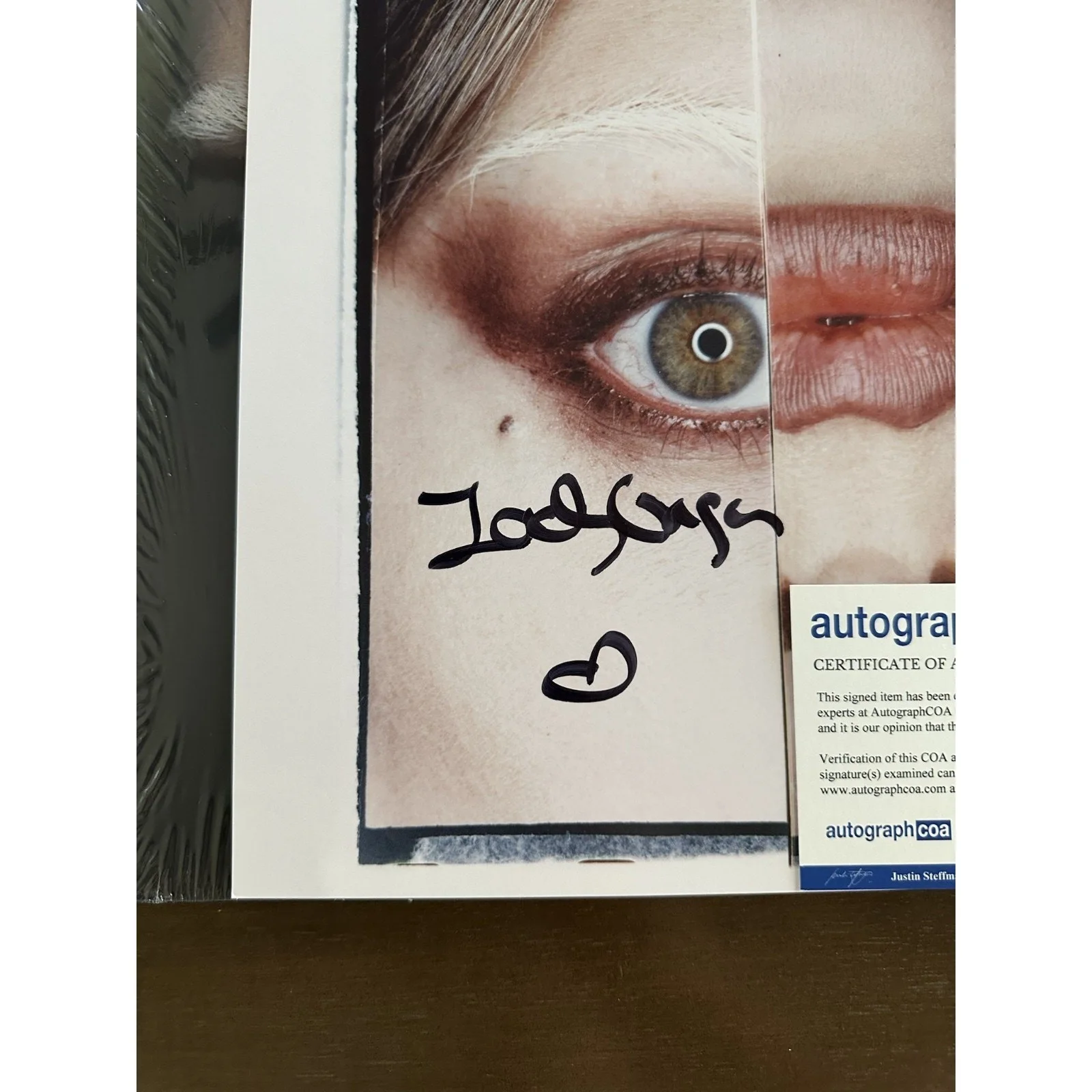 Lady Gaga — Lady Gaga Autographed Mayhem Signed 12x12 Art Card Vinyl COA #SD86332, image 2