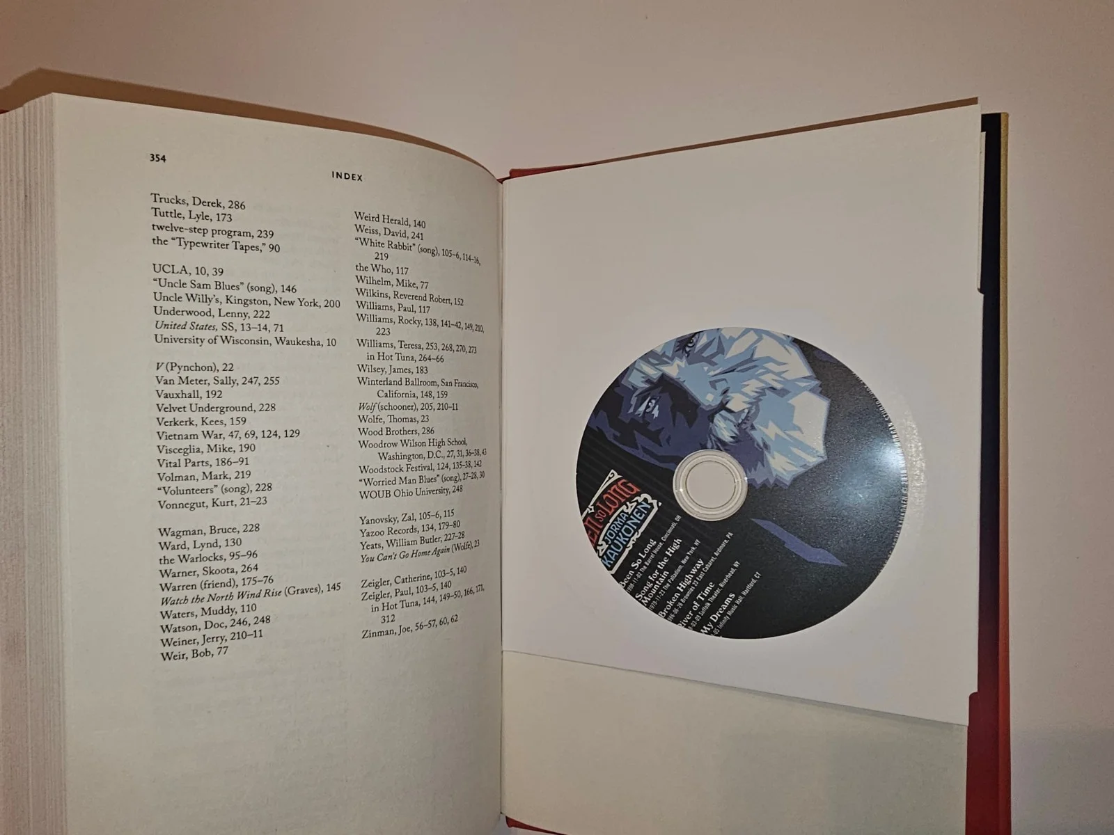 Jorma Kaukonen — JORMA KAUKONEN - AUTOGRAPHED "BEEN SO LONG: MY LIFE AND MUSIC" SIGNED BOOK W/CD, image 3