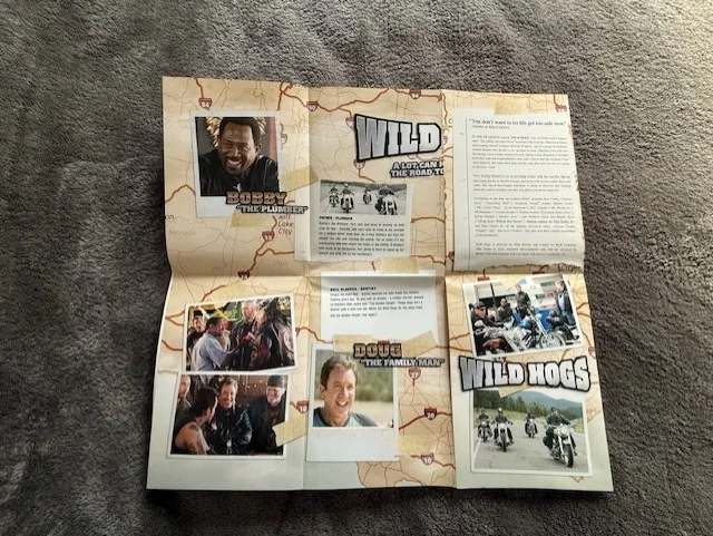 Wild Hogs - Original UK Film Premiere Ticket + Promotional Road Map signed, image 4