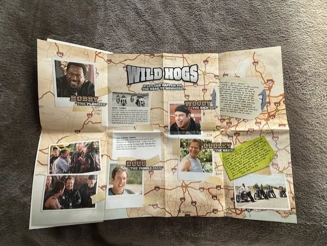 Wild Hogs - Original UK Film Premiere Ticket + Promotional Road Map signed, image 5