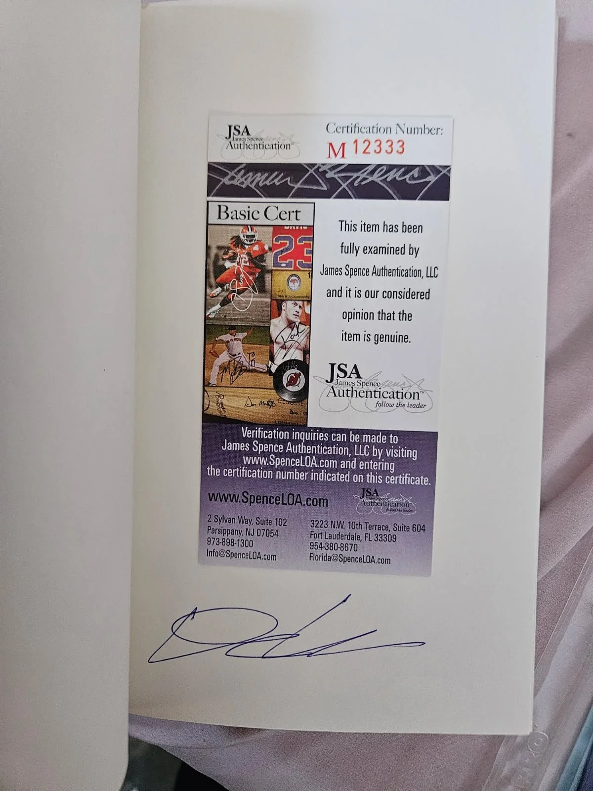 Diane Keaton — Diane Keaton autographed hard cover book Let's Just Say JSA Certified, image 2