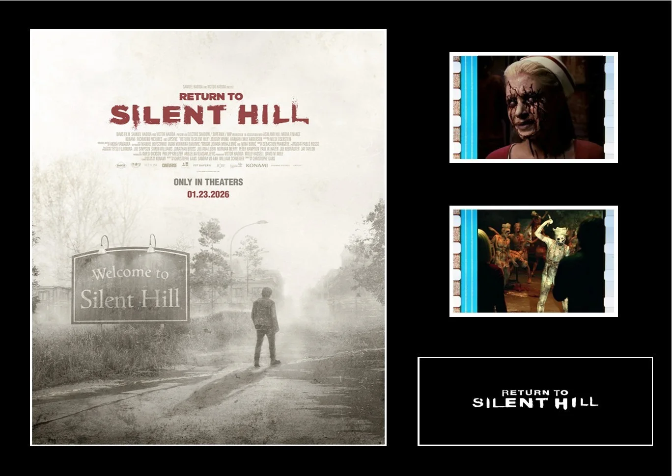 Return to Silent Hill Film Cell Display Amazing COA Horror, image 3