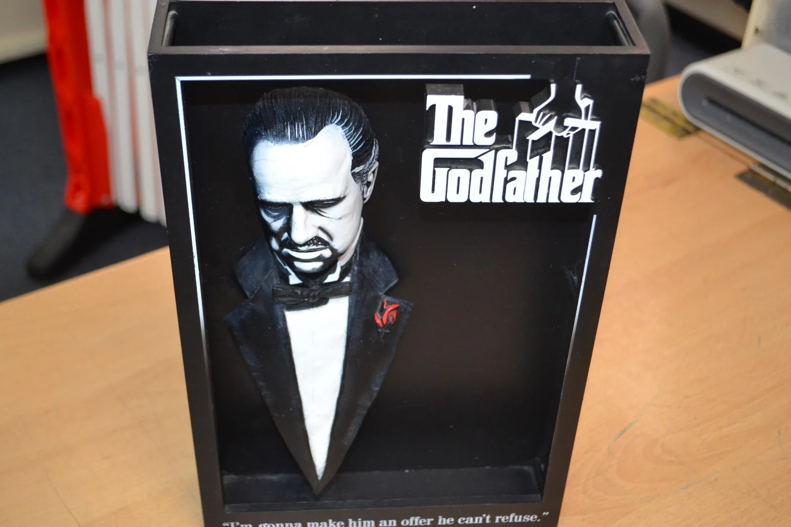 The Godfather Don Corleone 3D Movie Poster Pop Culture Wall Art McFarlane Toys, изображение 4