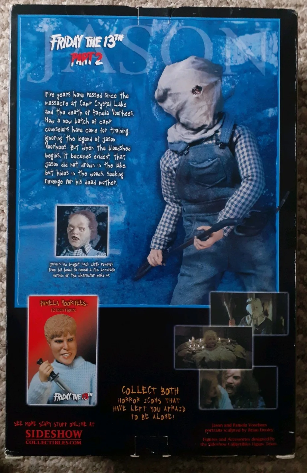 Friday The 13th Part 2 Jason Voorhees Sideshow Collectibles 12" Figure, image 2