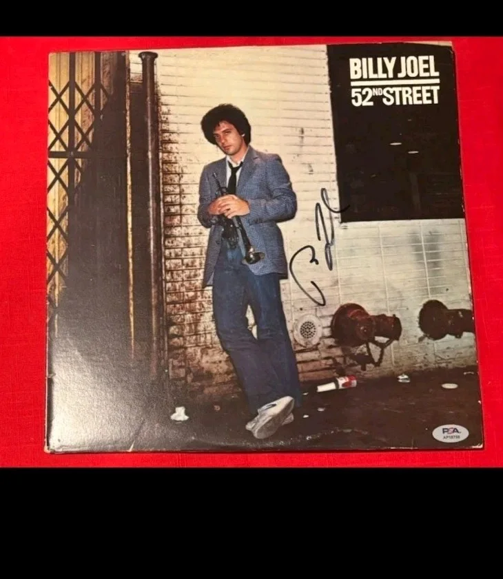 Billy Joel 52nd Street Vinyl Album Signed Autographed PSA, изображение 5