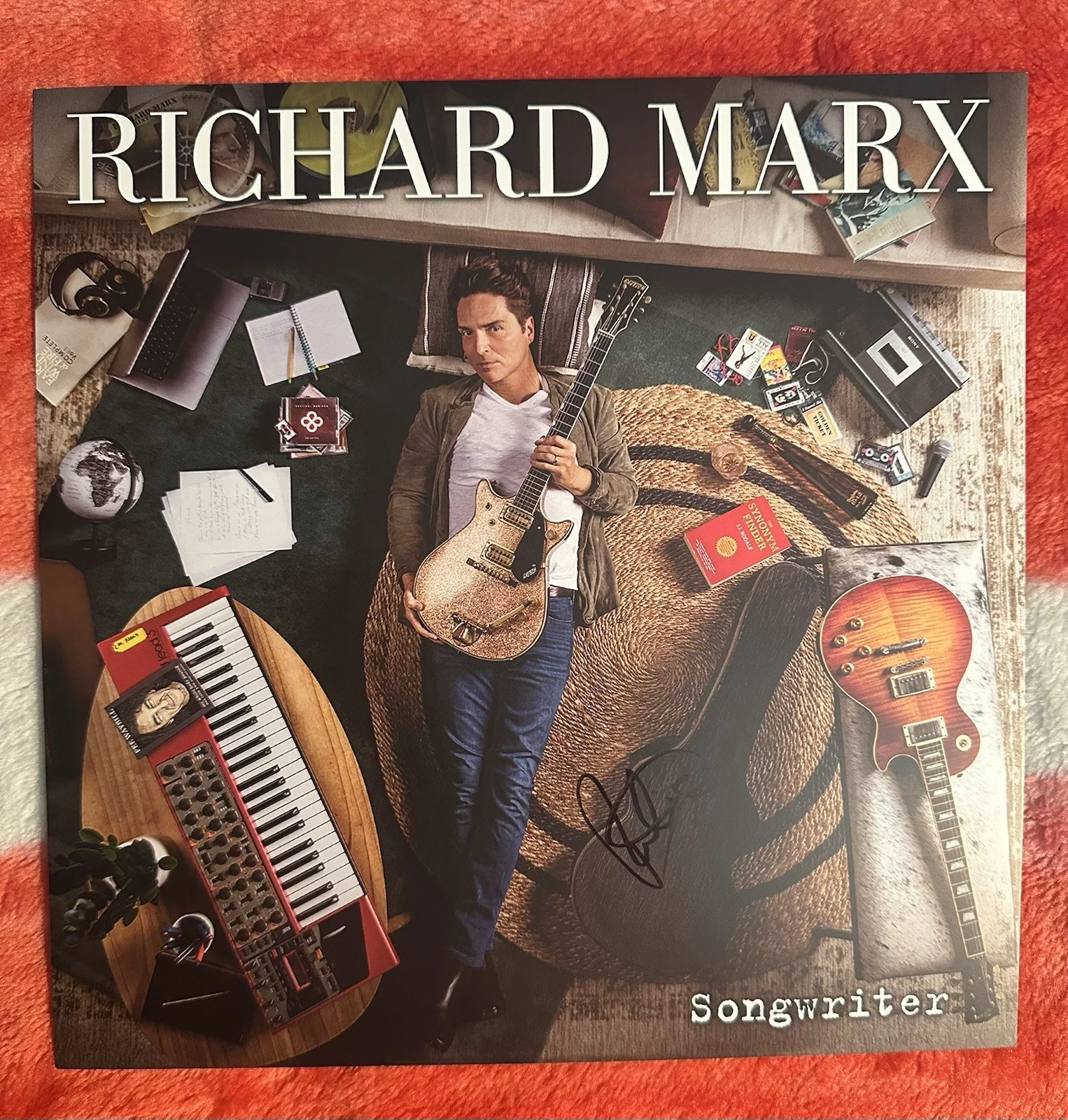 Richard Marx Autographed Signed Songwriter 11X11 Album Insert, изображение 4