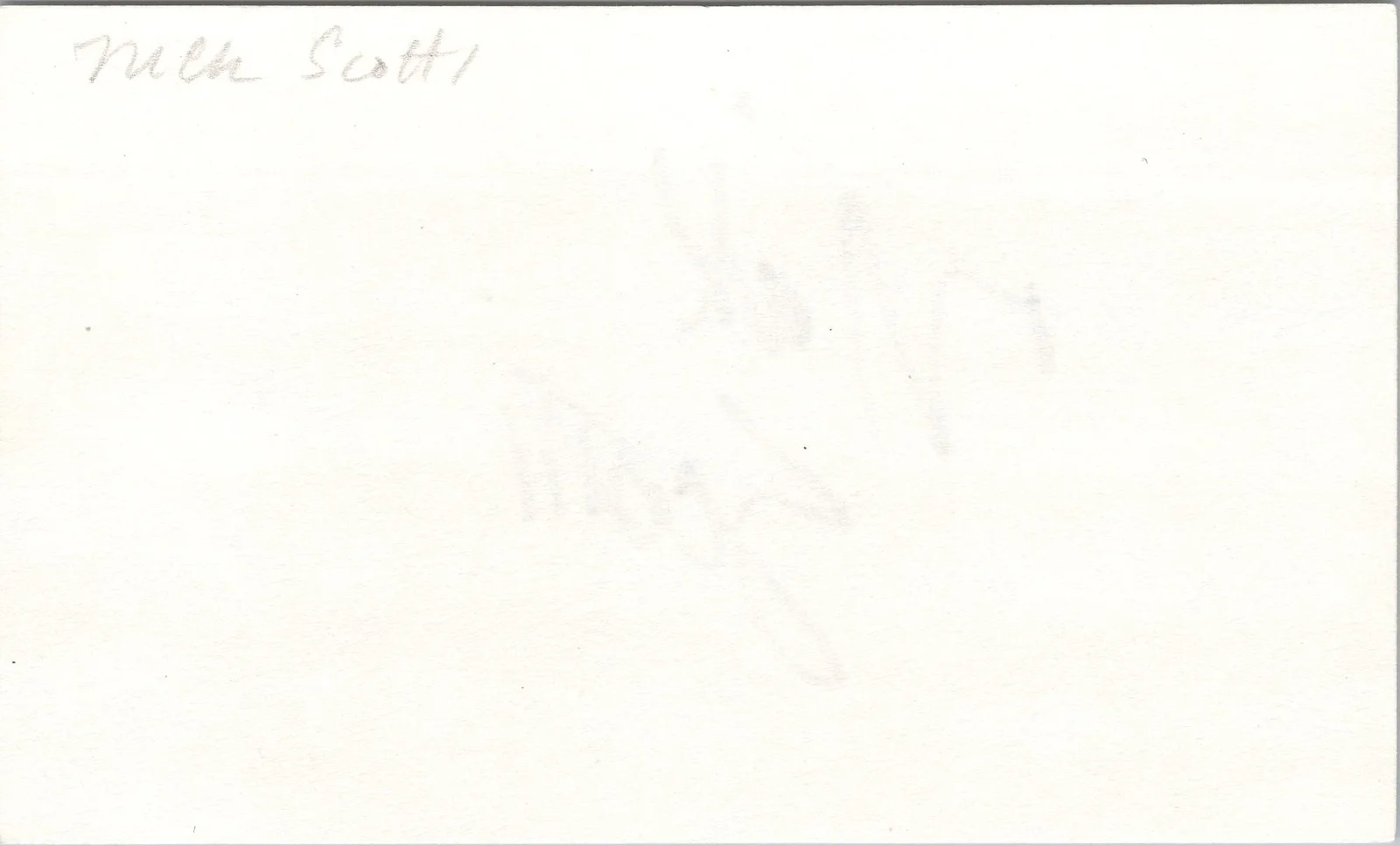 Nick Scotti — Nick Scotti Signed 3x5 Index Card The Young And The Restless Autographed, изображение 2