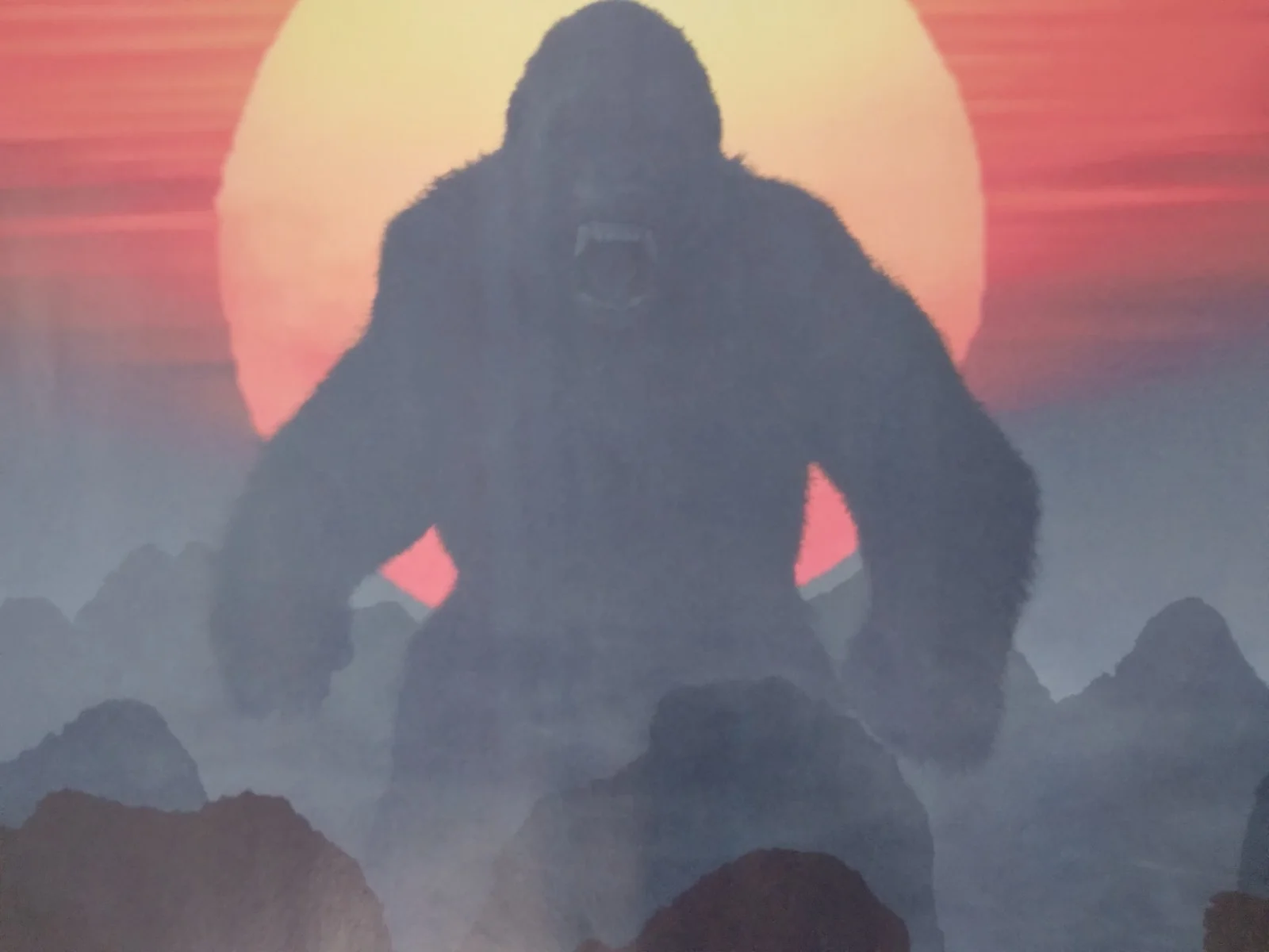 Kong Skull Island original movie 2017 poster UK quad, image 3
