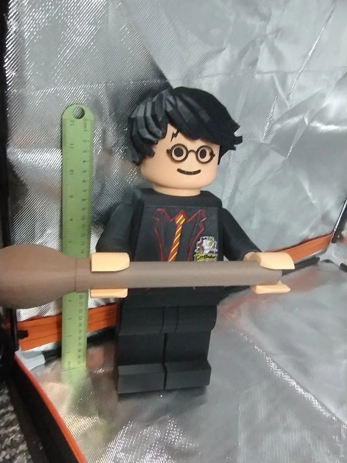 Harry Potter style Brickman Toilet Roll Holder 3D Printed, image 3