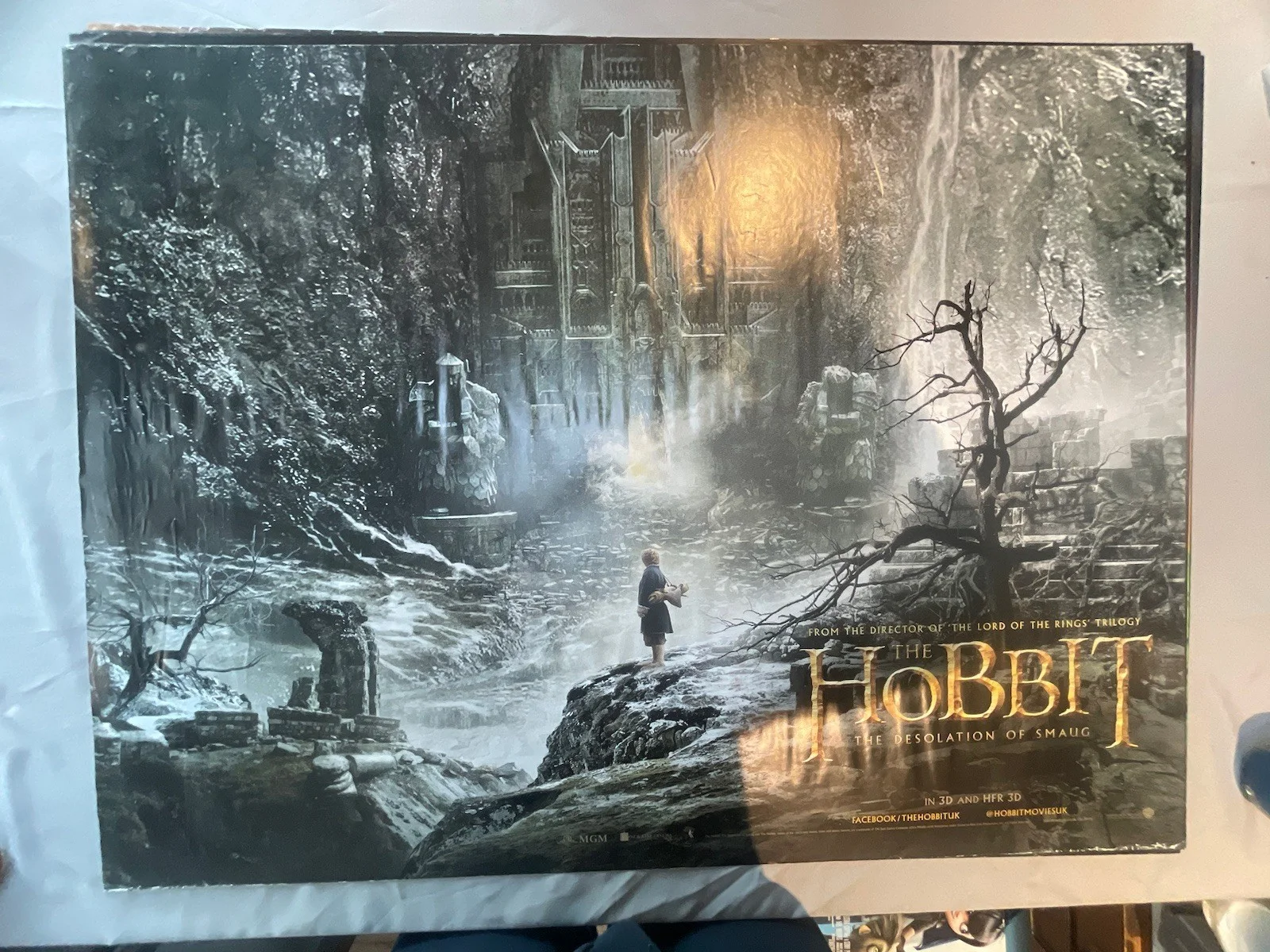 The Hobbit Original Quad Posters X2 40x30 Rare, image 2