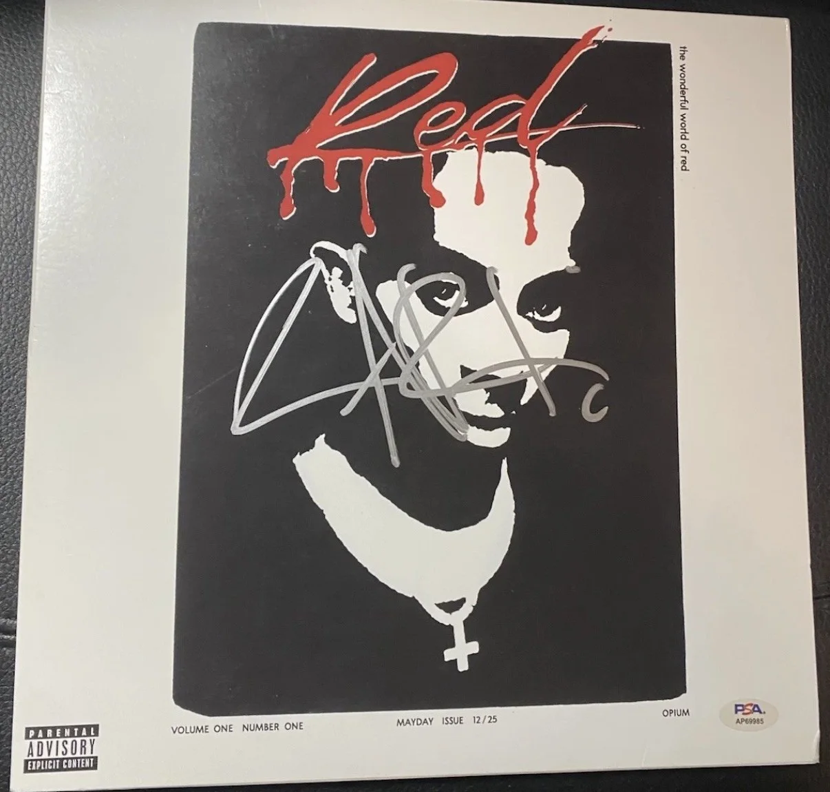 Playboi Carti Signed Autographed Whole Lotta Red Vinyl Album Record LP PSA COA, изображение 3