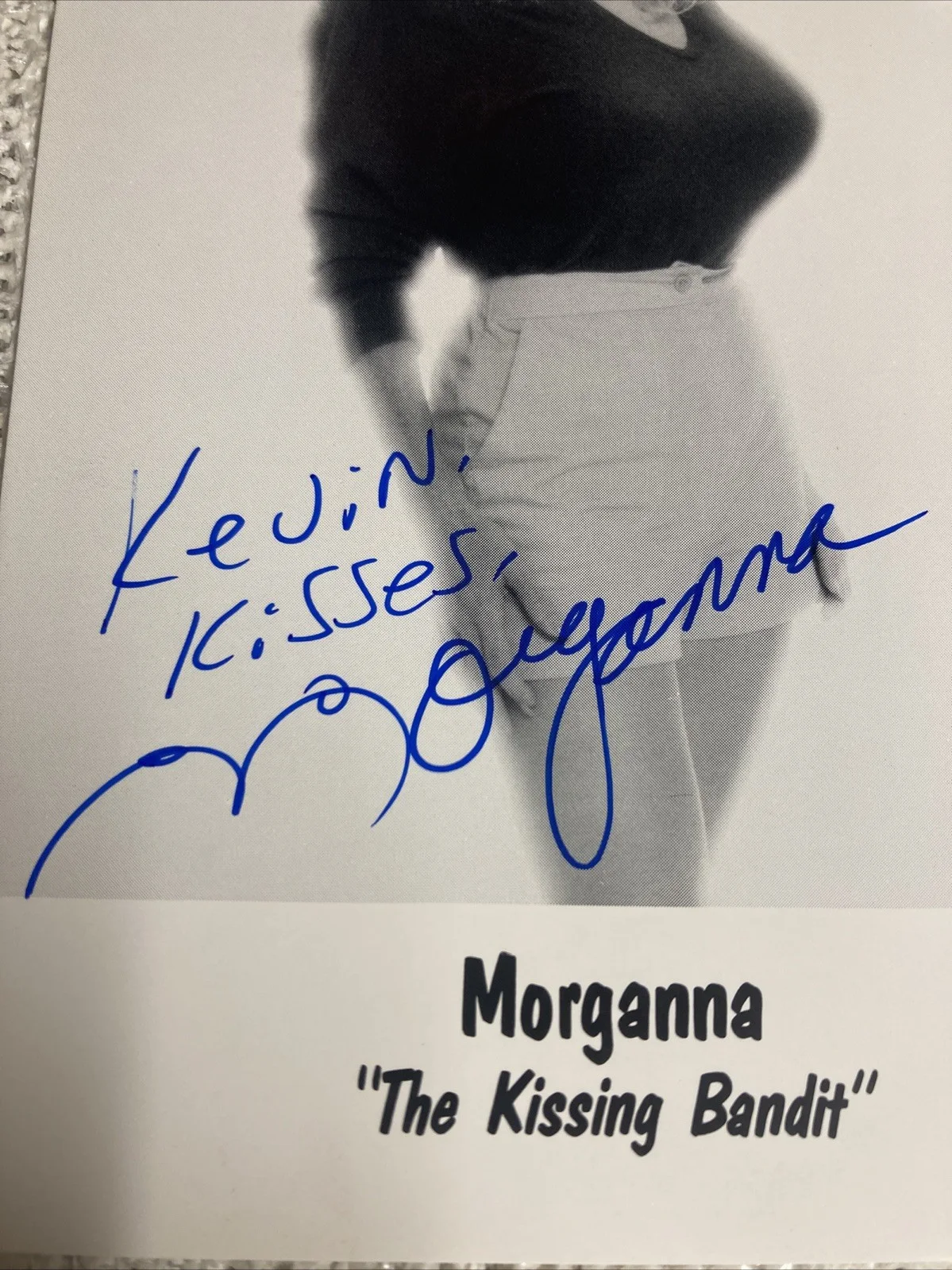 Morganna — Autograph 4x6 of Morganna - The Kissing Bandit-, изображение 2