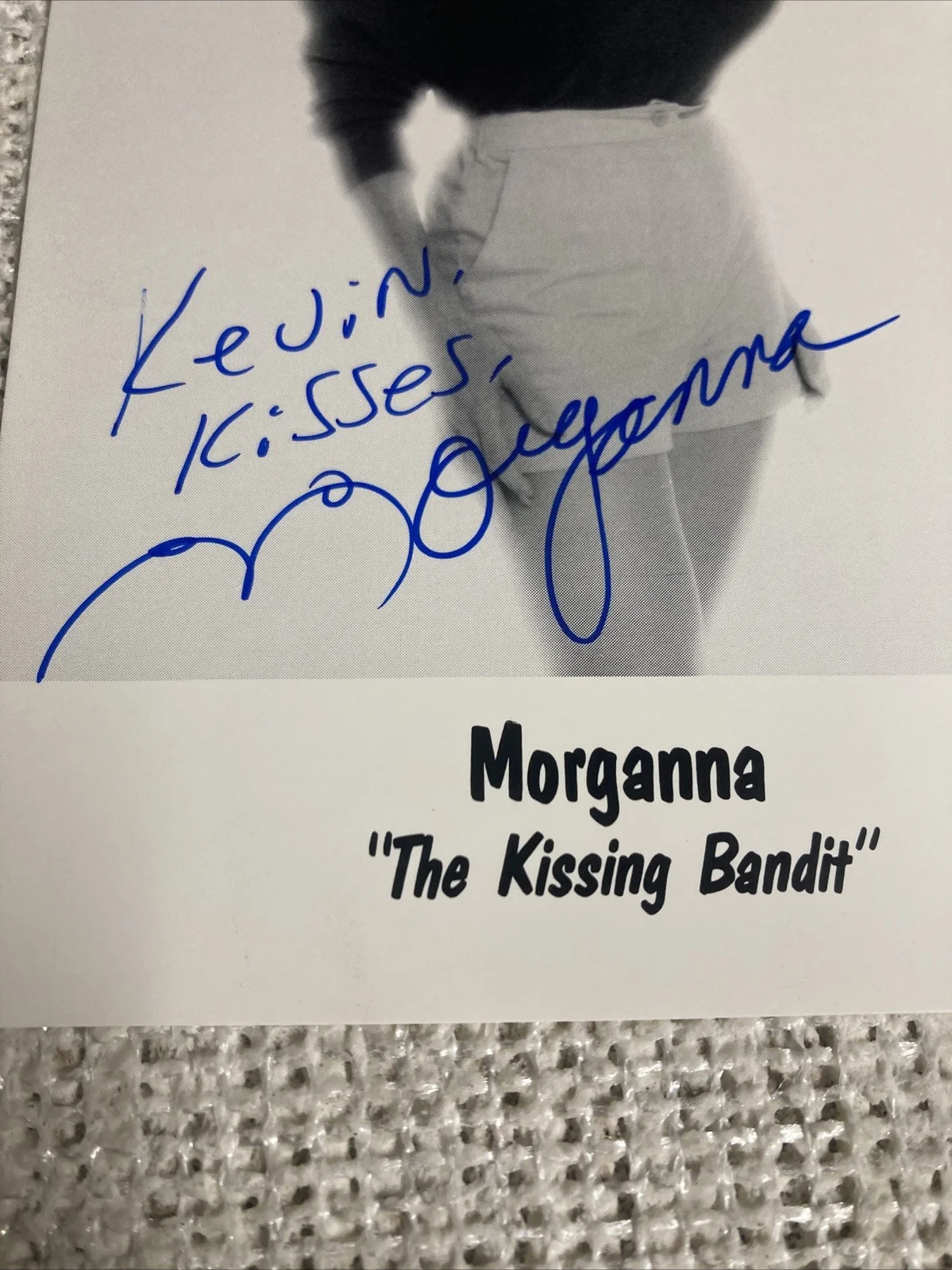 Morganna — Autograph 4x6 of Morganna - The Kissing Bandit-, изображение 3
