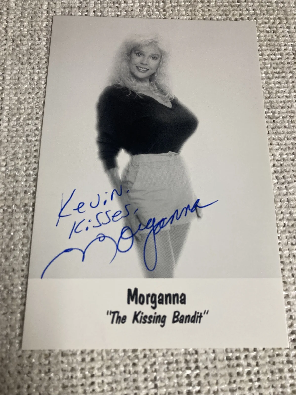 Morganna — Autograph 4x6 of Morganna - The Kissing Bandit-, изображение 4
