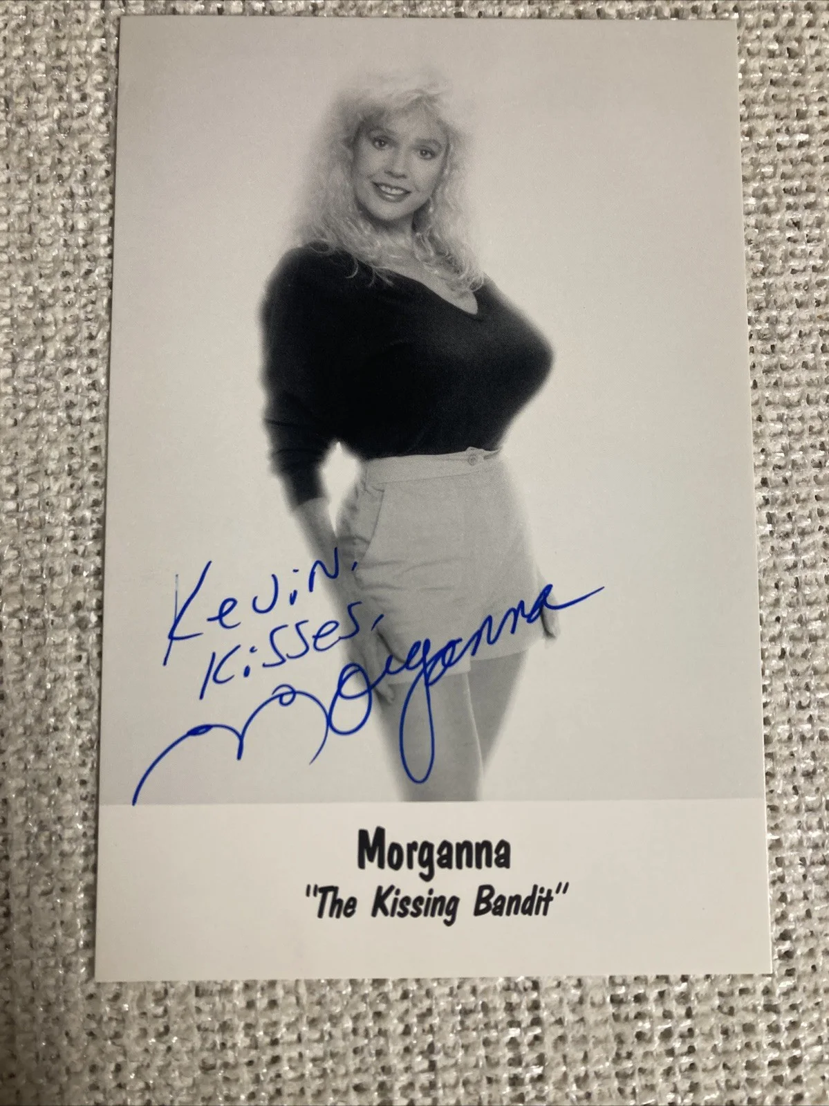 Morganna — Autograph 4x6 of Morganna - The Kissing Bandit-, изображение 5