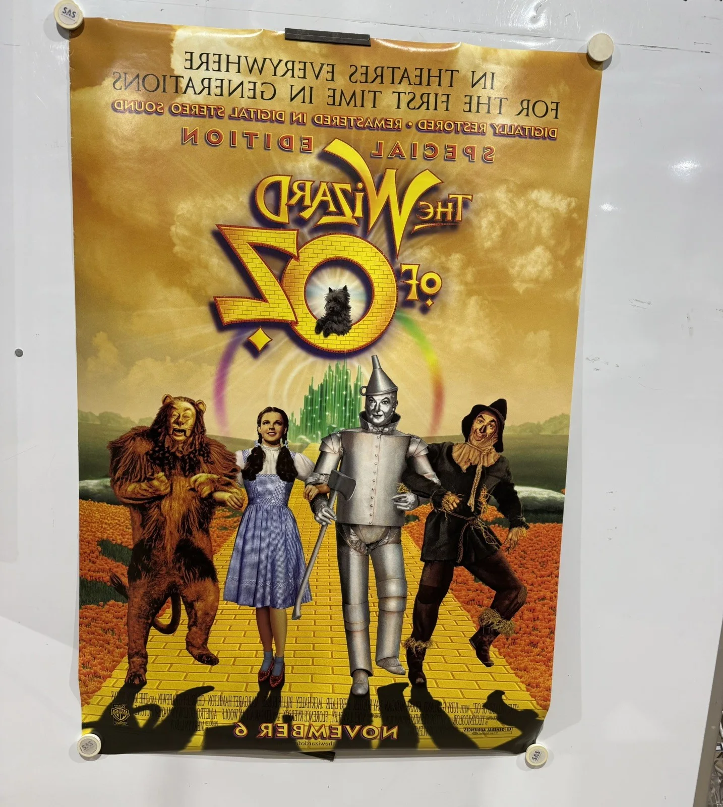 The wizard of oz One Sheet Movie Poster for the digitally restored 1998 film, изображение 4