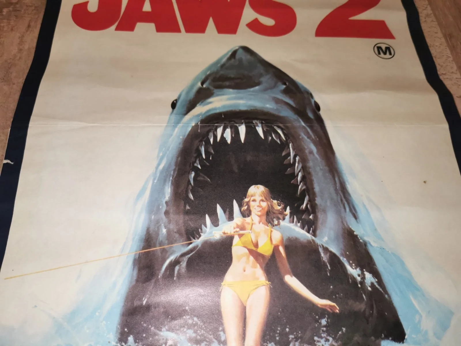 Jaws 2 Original Australian 2 Day Bill Poster 1978~100% Authentic ~ 32x79cm Rare, изображение 4