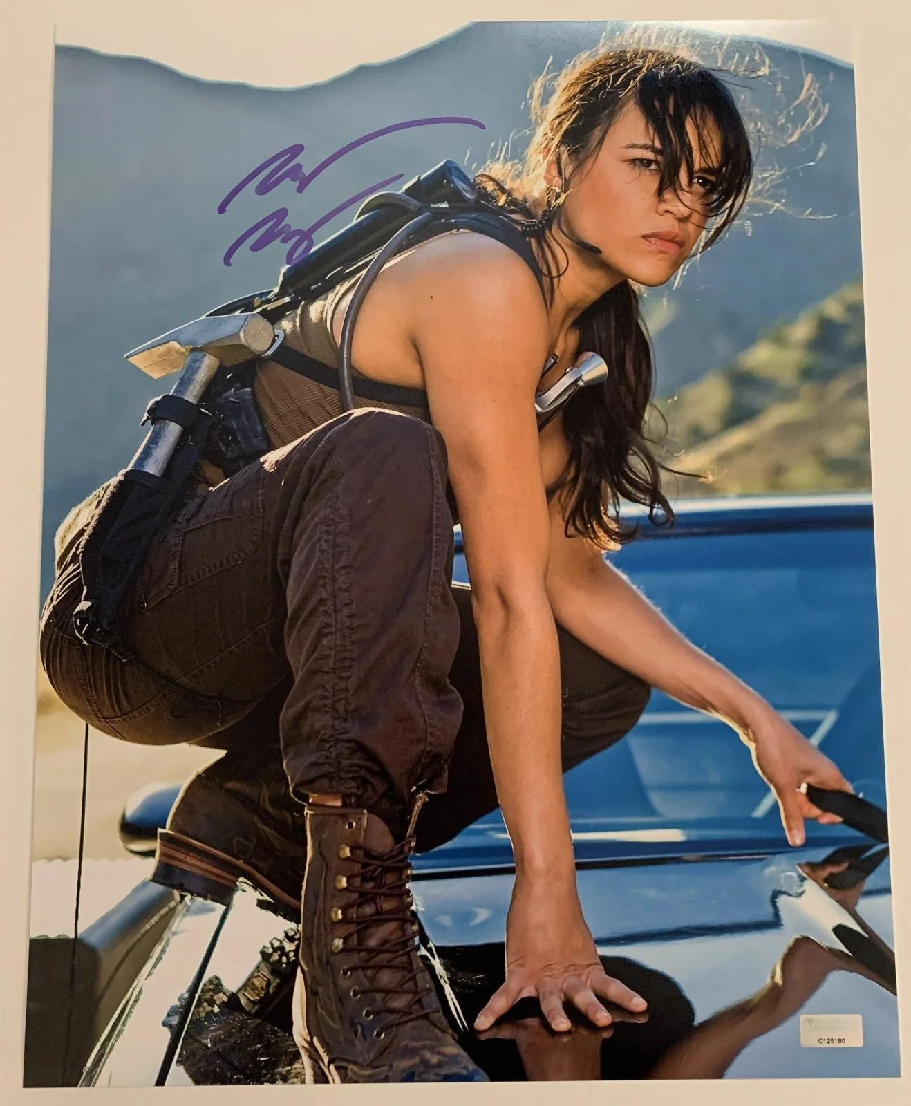 Michelle Rodriguez — Michelle Rodriguez ‘Fast & Furious’ Original Autographed 11x14 Photo w CoA & FSD, изображение 2