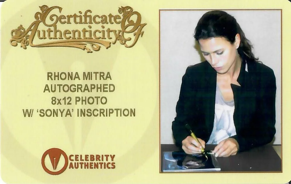 Rhona Mitra — Rhona Mitra ‘Underworld’ Original Autographed 8x12 Signed photo with a CoA & FSD, изображение 2