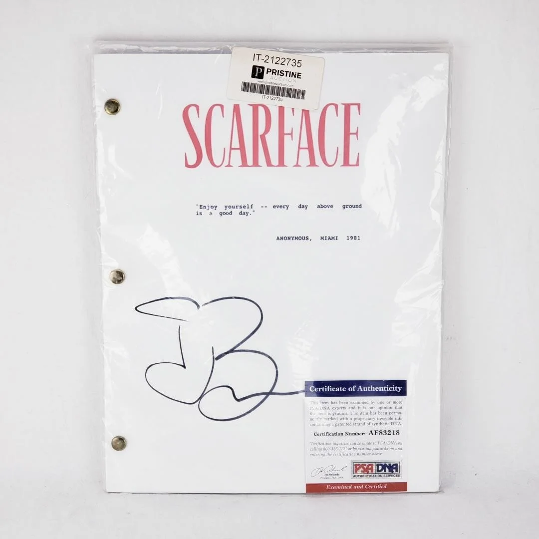 Scarface Script Signed By Steven Bauer (Manny Ribera) (PB1030475), image 4