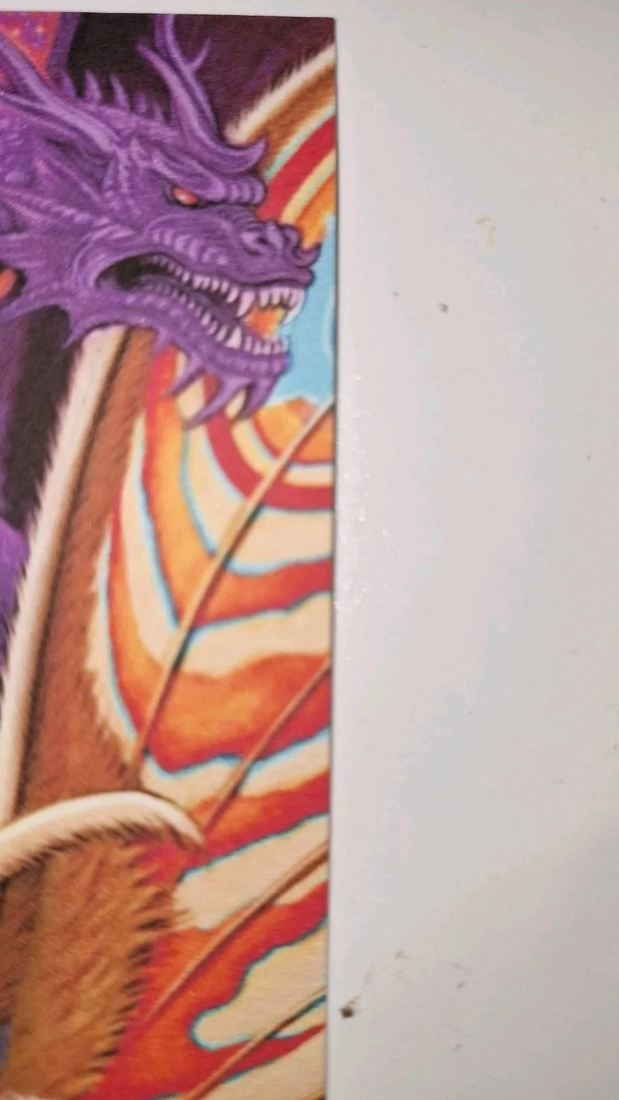Kaiju "Rebirth of Mothra III" 1998 Premium illustration Reproduction Postcard, изображение 5