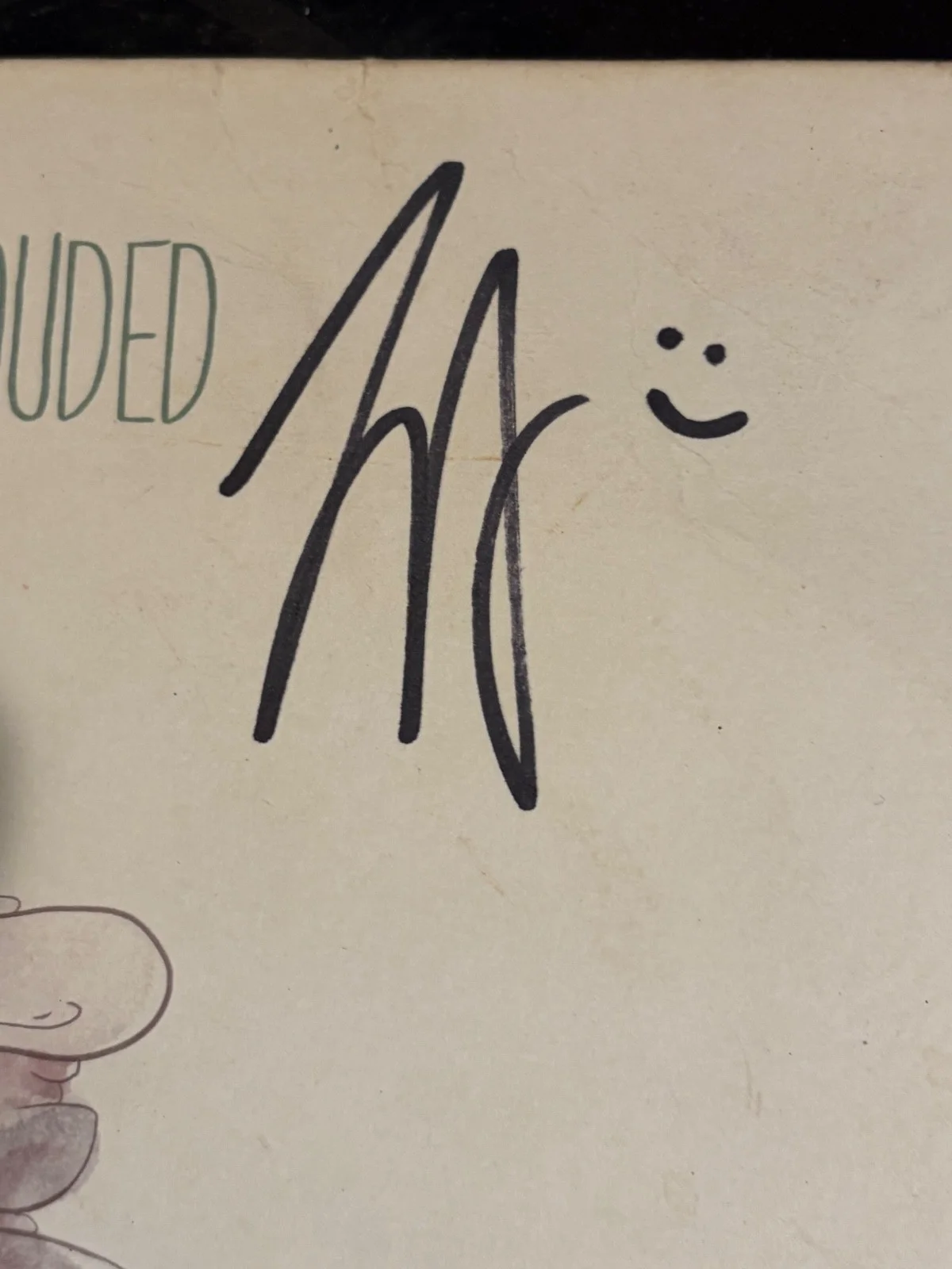 Signed/autographed vinyl from this wild life- Couded LP, image 3
