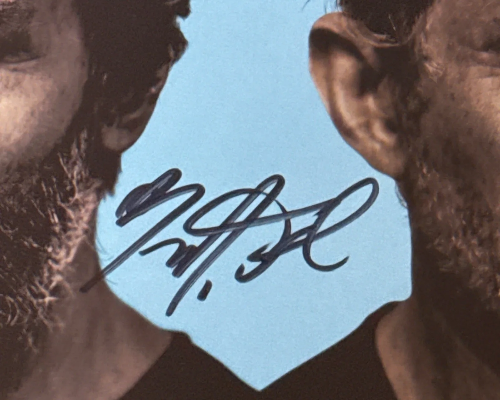 Brandon J. Dirden, Michael Patrick Thornton — Waiting For Godot signed x2 Broadway Window Card Windowcard 14x22 Poster, image 2