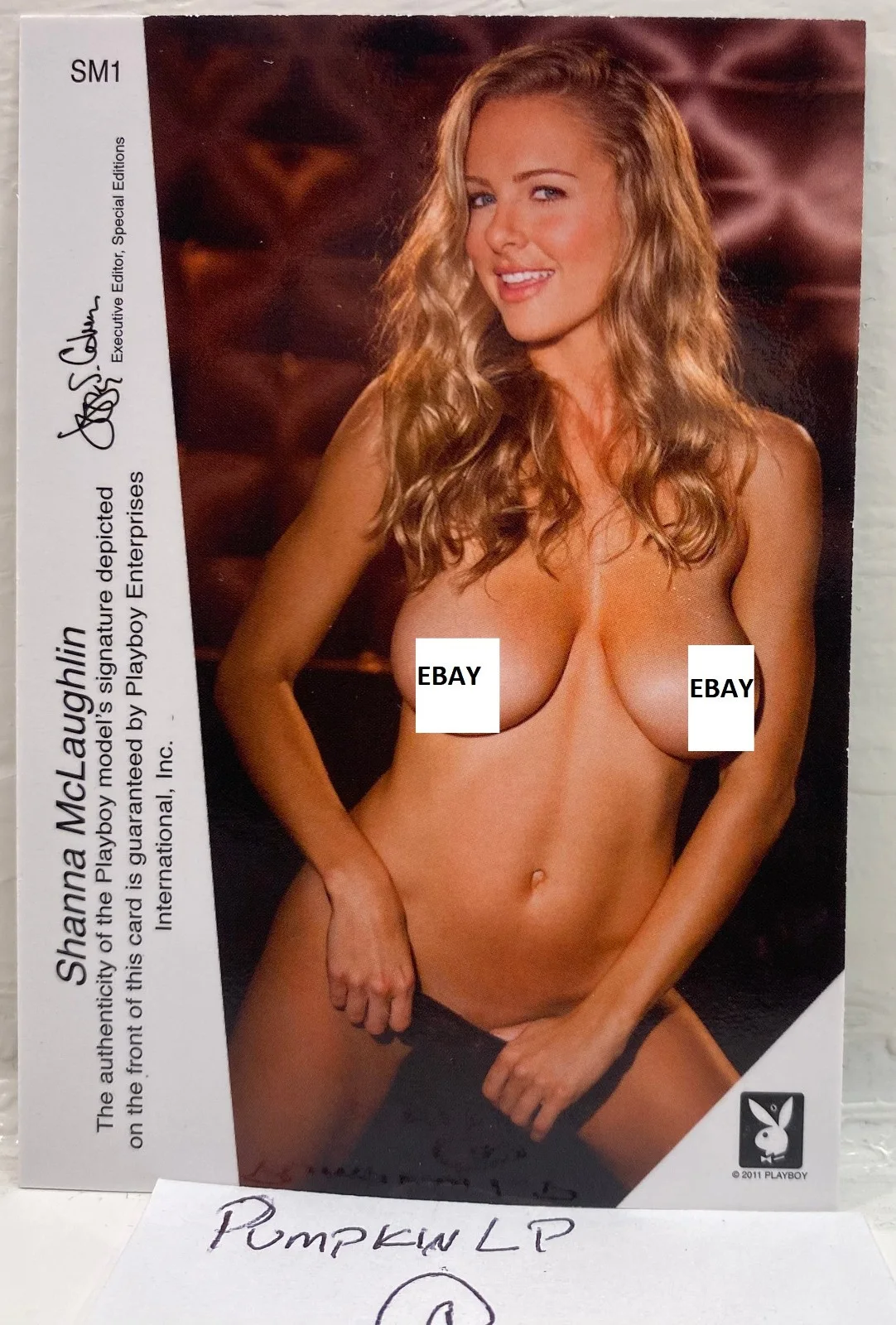Shanna McLaughlin — RARE Shanna McLaughlin Signed 2011 Playboy Playmate Special Editions Auto SM1, изображение 3