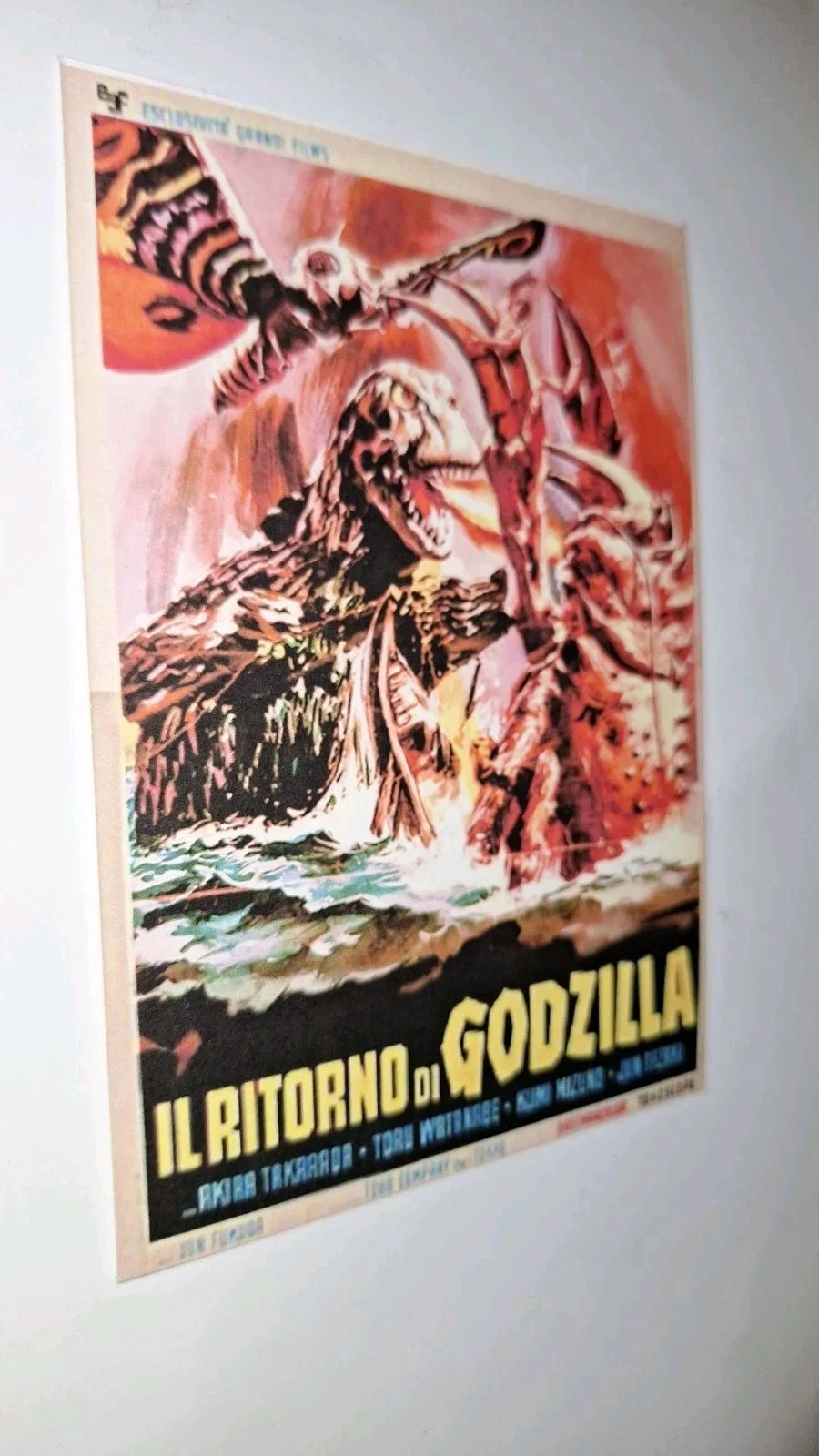 Kaiju The Return of Godzilla" 1984 Premium illustration Reproduction Postcard, image 2