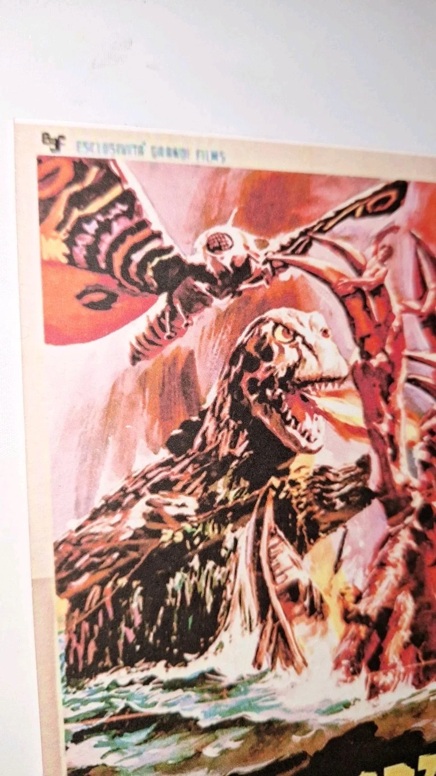Kaiju The Return of Godzilla" 1984 Premium illustration Reproduction Postcard, image 3