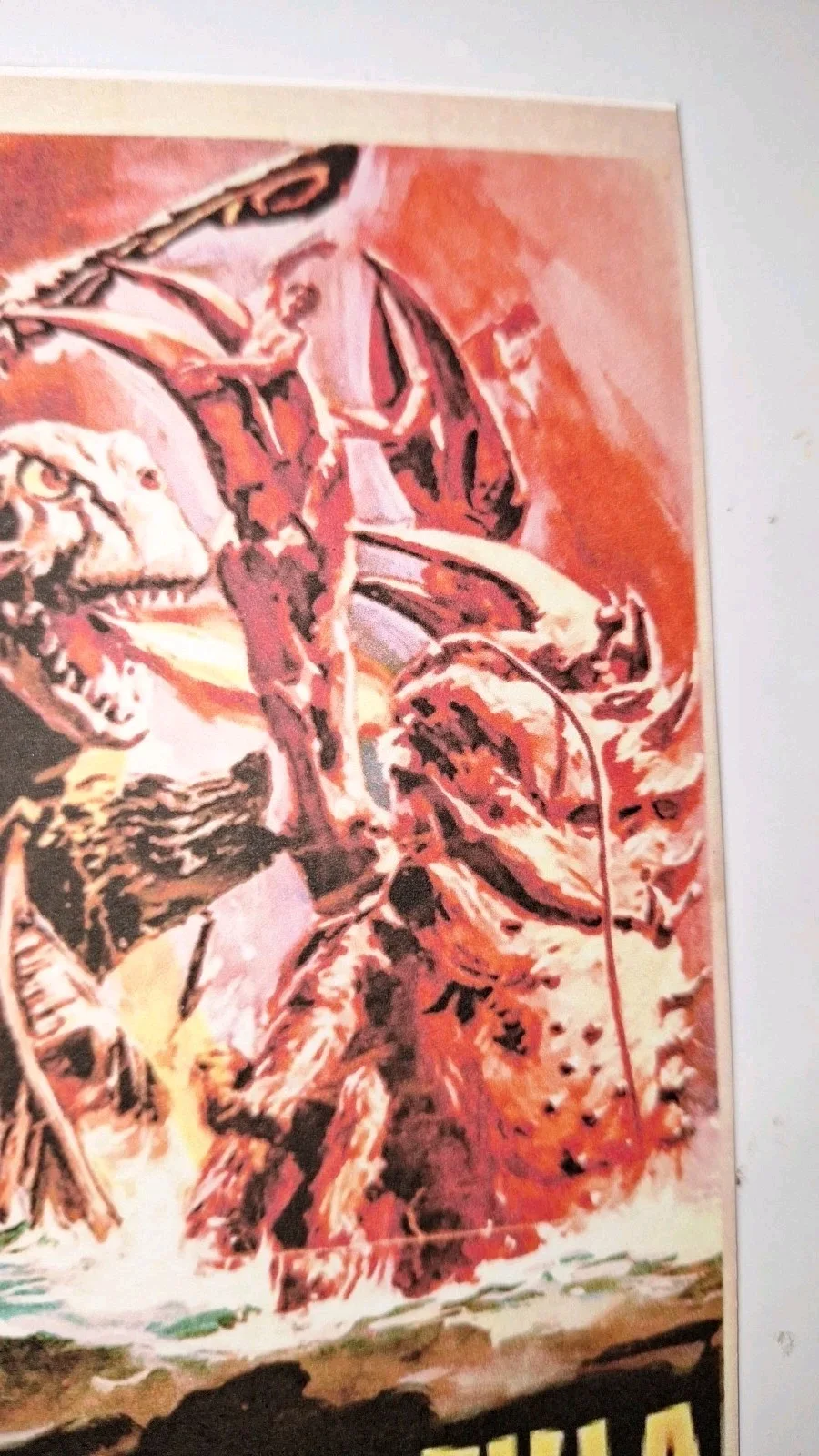 Kaiju The Return of Godzilla" 1984 Premium illustration Reproduction Postcard, image 4