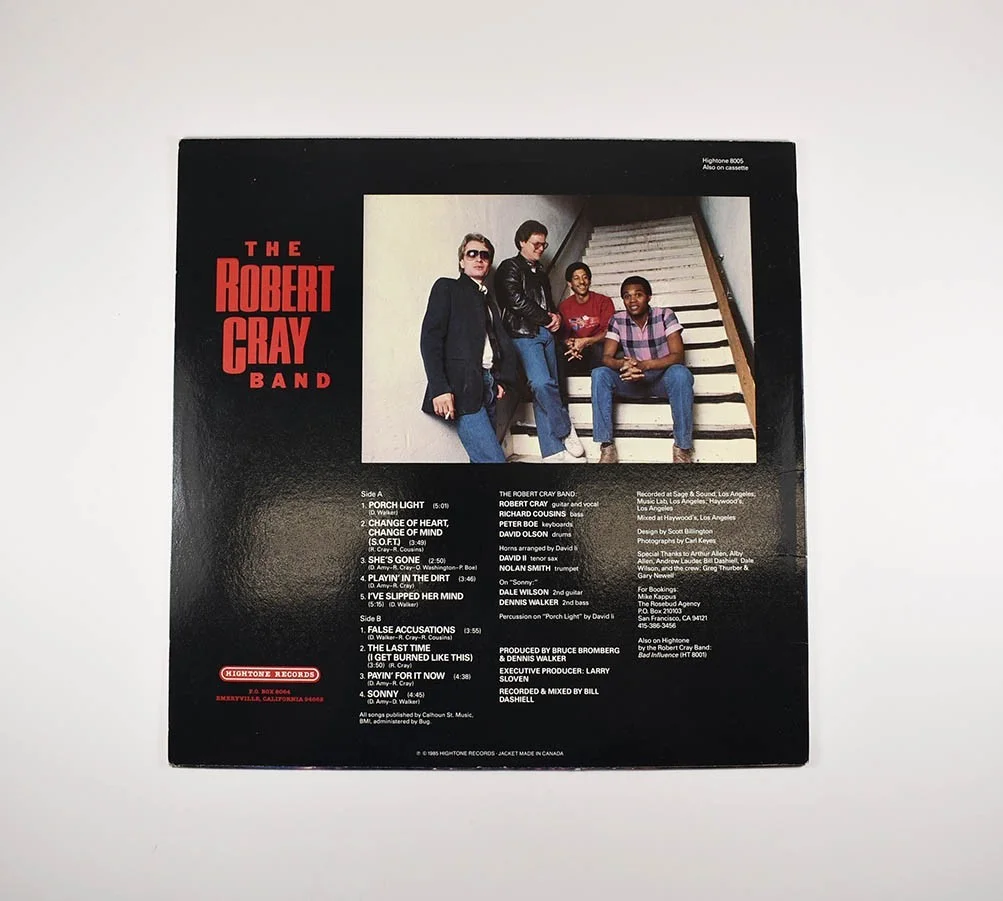 Robert Cray Autographed Signed Album LP Record Authentic Beckett BAS COA, image 2