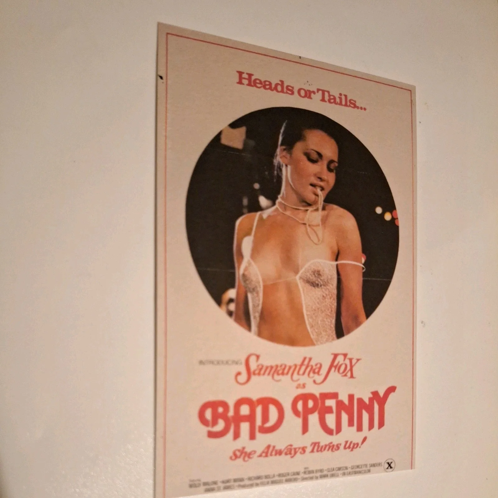 Vintage Style "Bad Penny" 1992 Premium illustration Reproduction Postcard, image 2