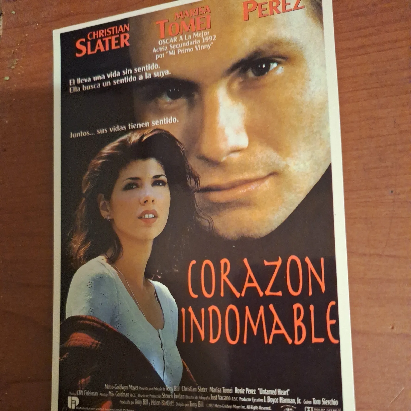 Vintage Style "Untamed Heart" 1993 Premium illustration Reproduction Postcard, изображение 2