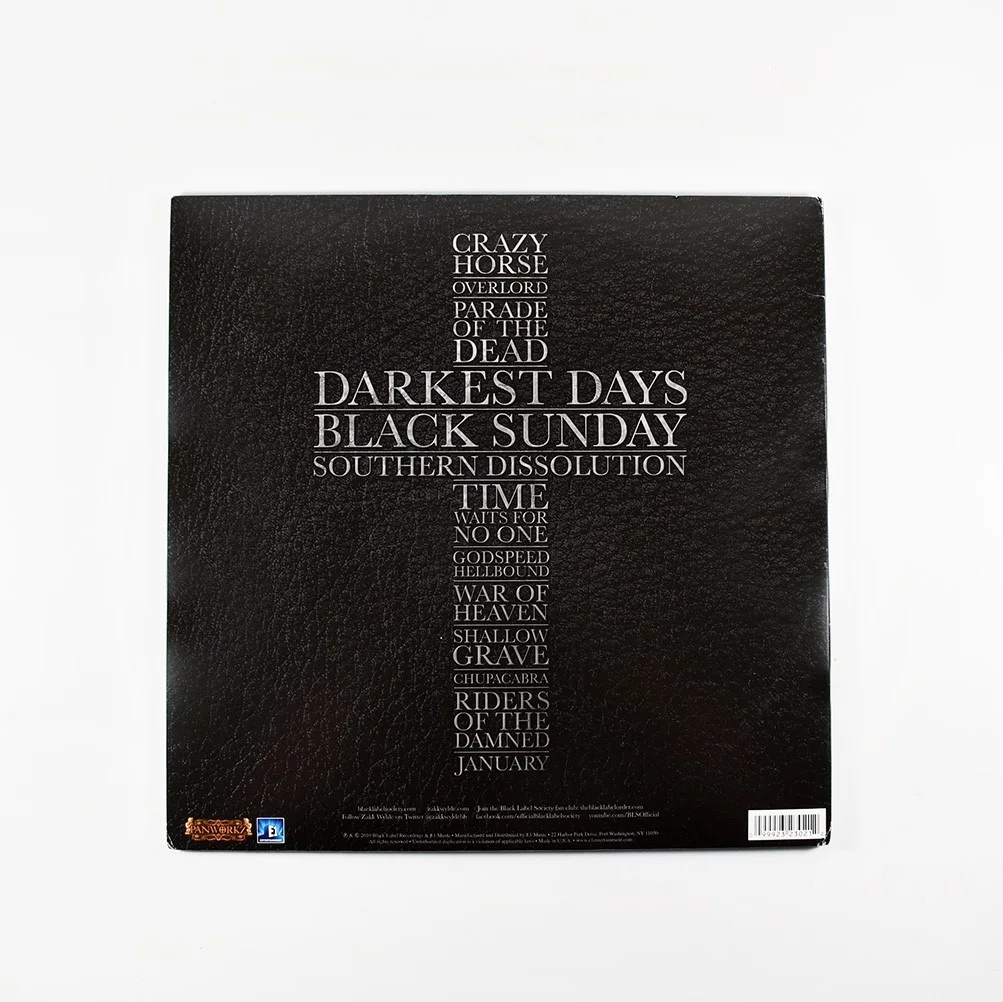 Zakk Wylde Ozzy Black Label Society Autograph Signed Album LP Record PSA/DNA COA, изображение 2