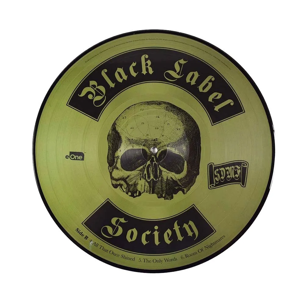 Zakk Wylde Ozzy Black Label Autographed Signed Album LP Record Beckett BAS COA, image 3