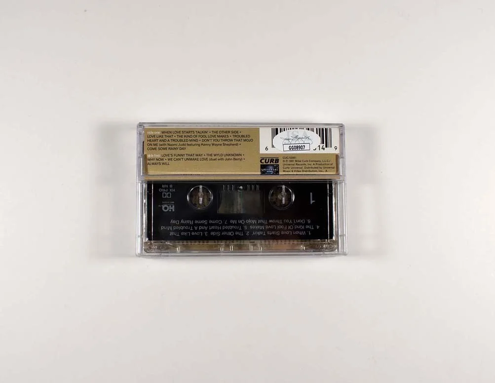 Wynonna Judd The Other Side Autographed Signed Cassette Tape Authentic JSA COA, image 2