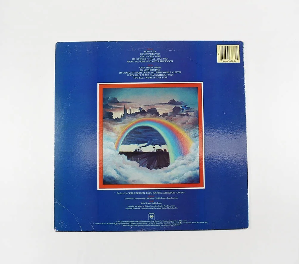 Willie Nelson Autographed Signed Album LP Record Certified Beckett BAS COA, изображение 2
