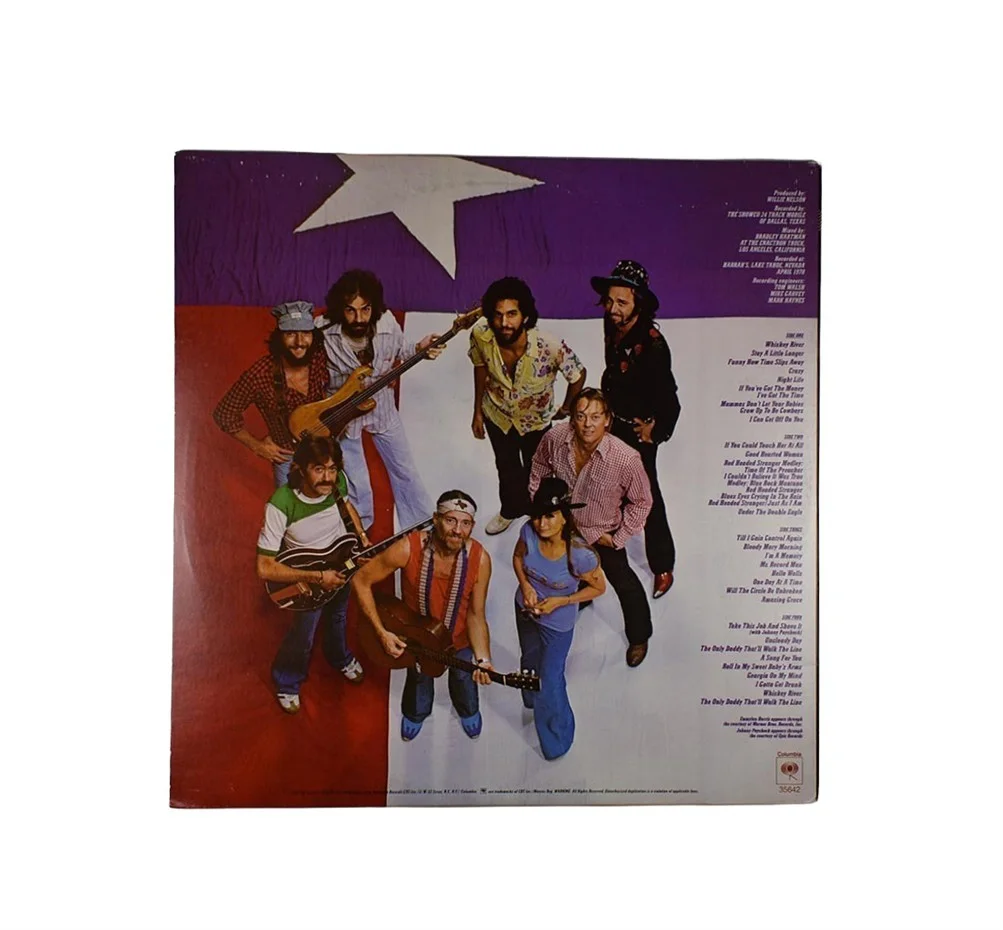 Willie Nelson Autographed Signed Album LP Record Authentic PSA/DNA COA, image 2