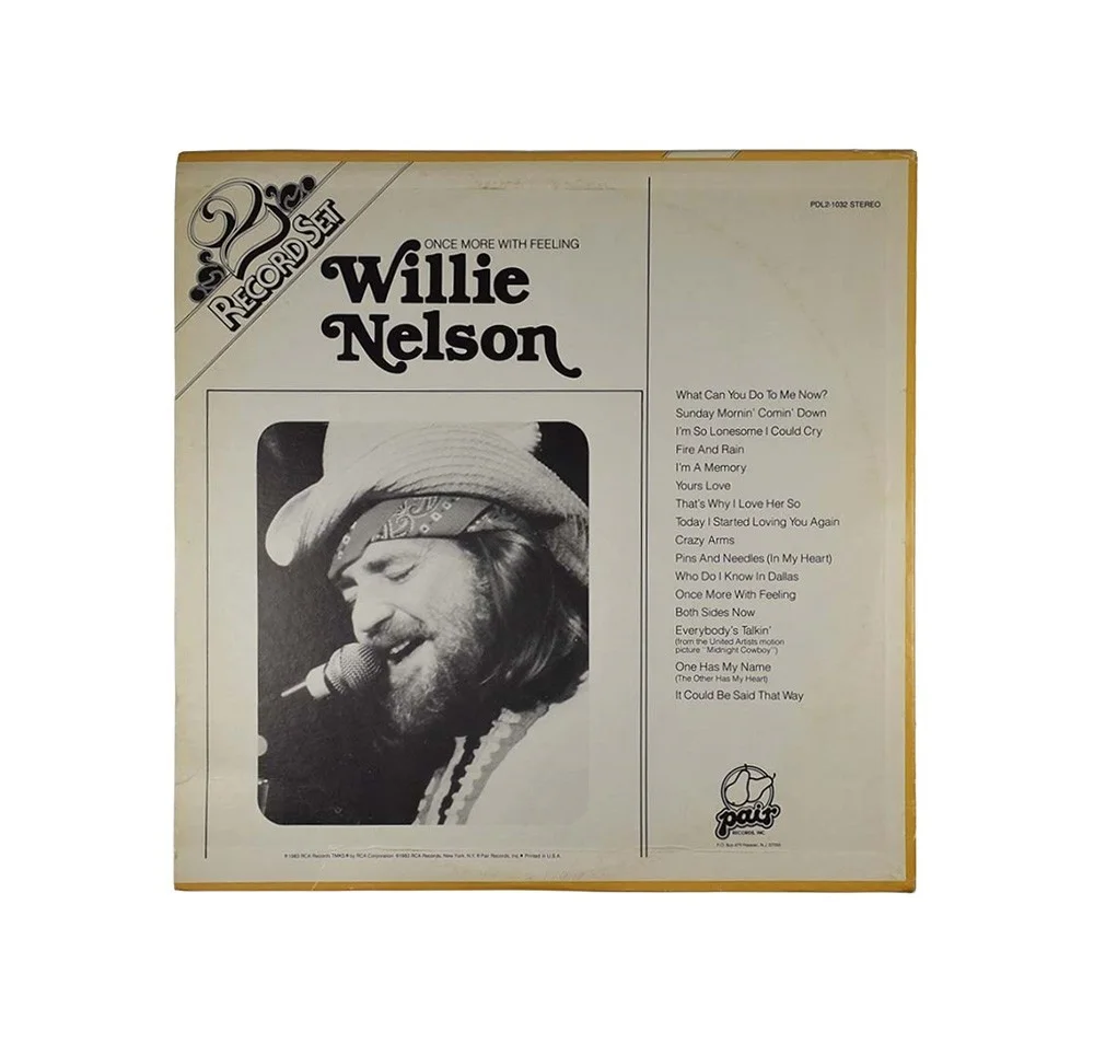 Willie Nelson Autographed Signed Album LP Record Authentic BAS Beckett COA, image 2