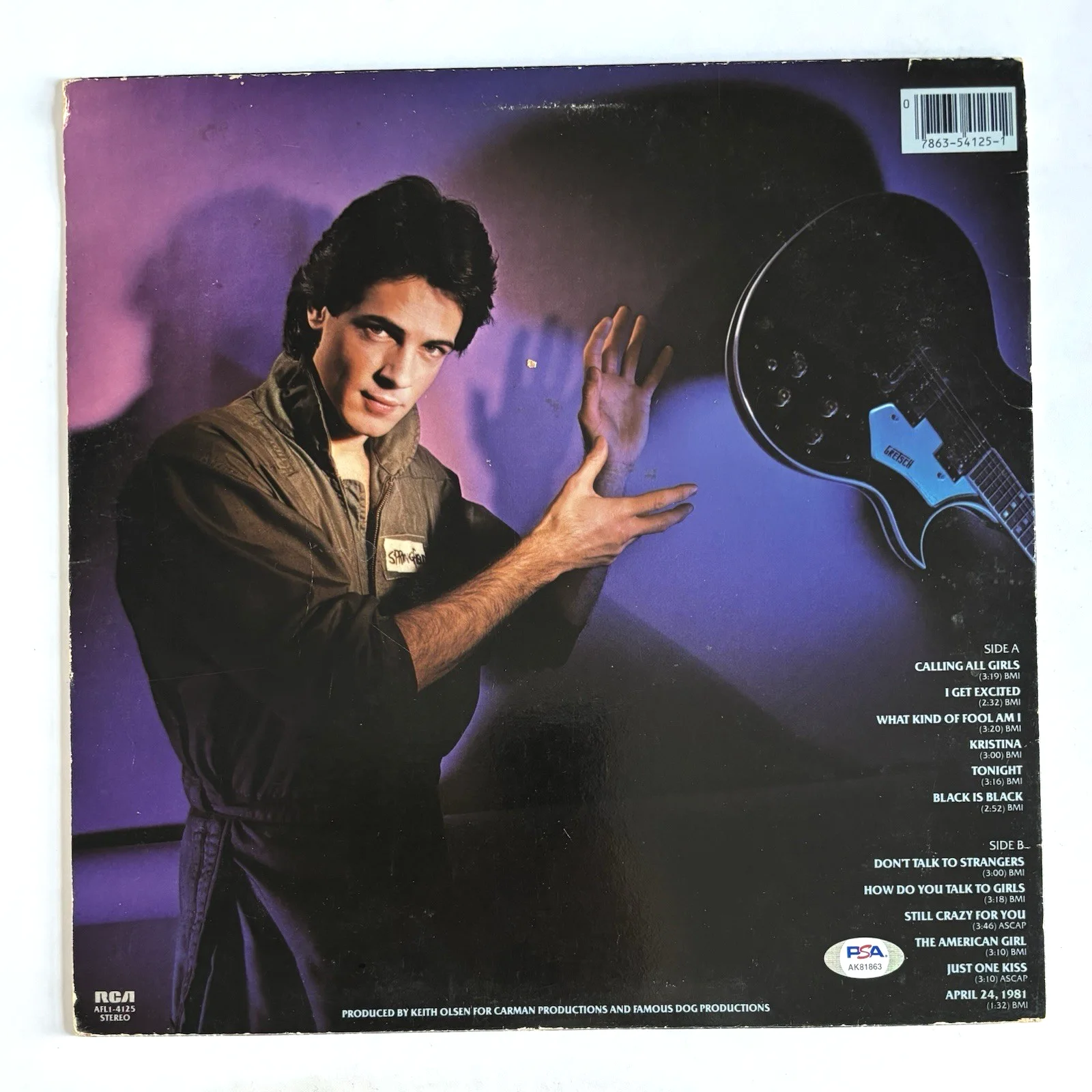 RICK SPRINGFIELD Signed SUCCESS HASN’T Vinyl LP RECORD Album PSA DNA COA Proof, image 4